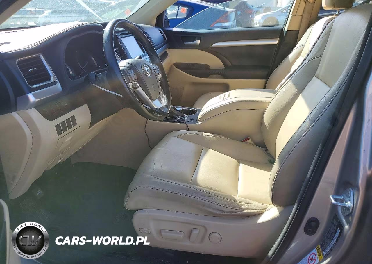 2014 Toyota Highlander Xle VIN:5TDJKRFH9ES019909 - 7