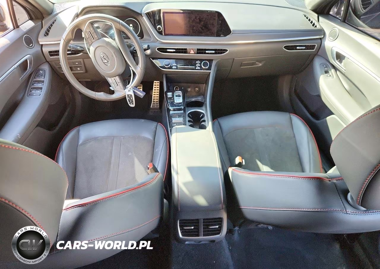 2022 Hyundai Sonata Sel Plus VIN:5NPEJ4J28NH140852 - 8