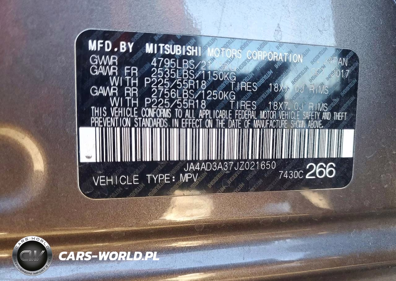 2018 Mitsubishi Outlander Se VIN:JA4AD3A37JZ021650 - 13