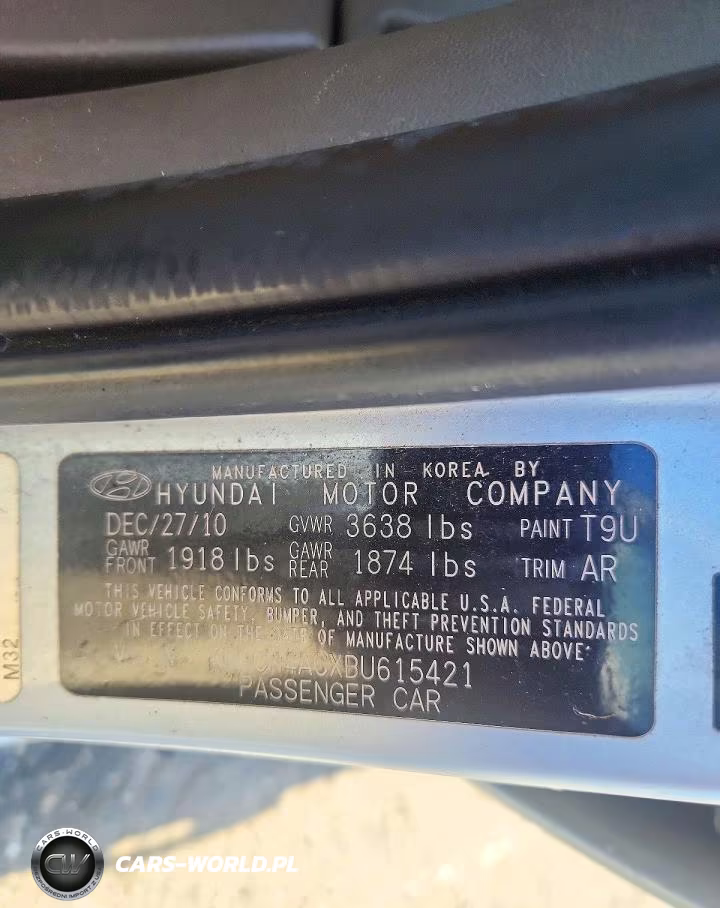 2011 Hyundai Accent Gls VIN:KMHCN4ACXBU615421 - 12