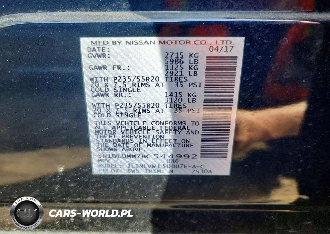 2017 Infiniti Qx60 Base VIN:5N1DL0MM7HC544992 - 12
