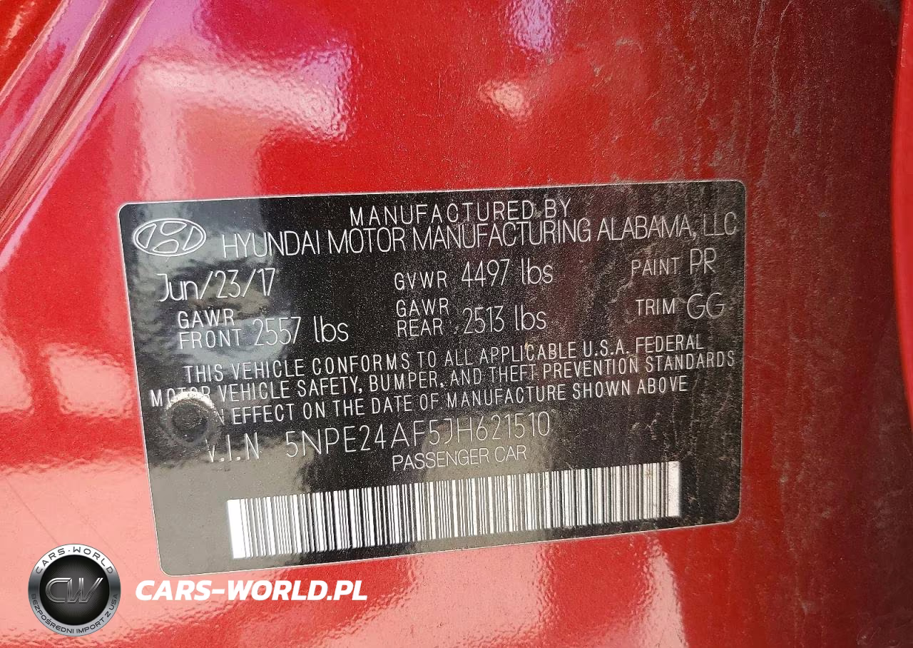 2018 Hyundai Sonata Se VIN:5NPE24AF5JH621510 - 12