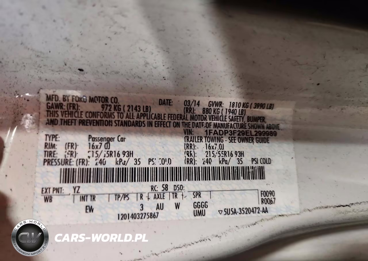 2014 Ford Focus Se VIN:1FADP3F29EL299989 - 12