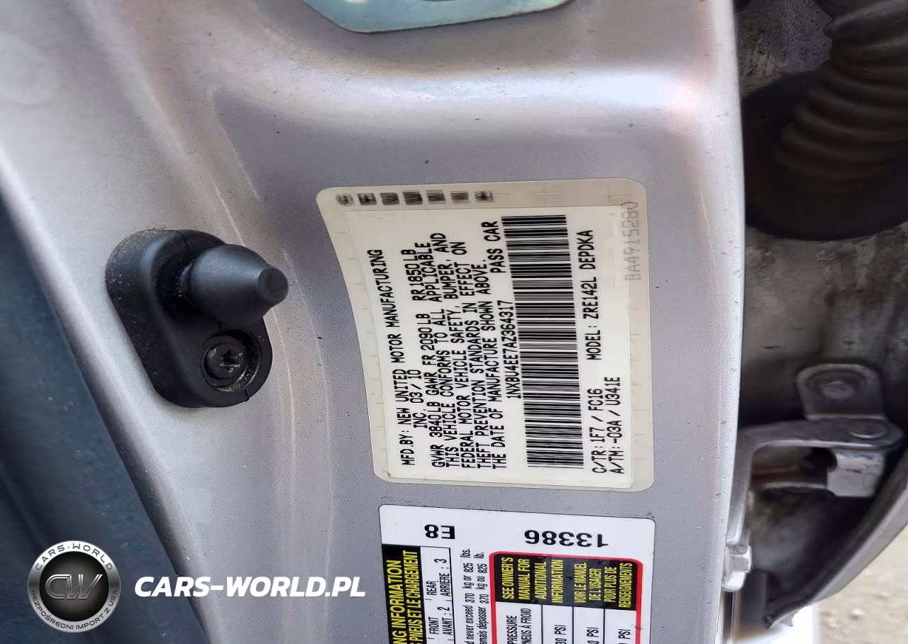 2010 Toyota Corolla Le VIN:1NXBU4EE7AZ364317 - 12