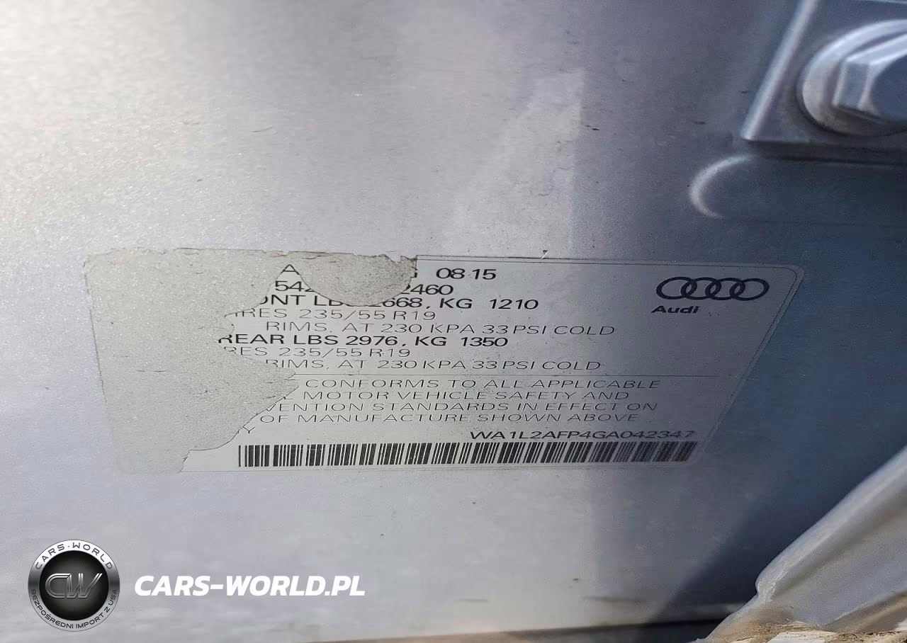 2016 Audi Q5 Premium Plus VIN:WA1L2AFP4GA042347 - 14