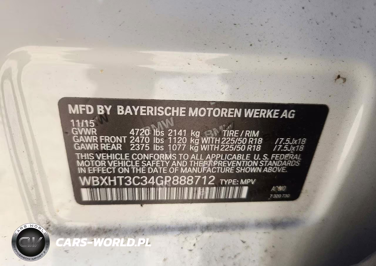 2016 BMW X1 xDrive28I VIN:WBXHT3C34GP888712 - 13