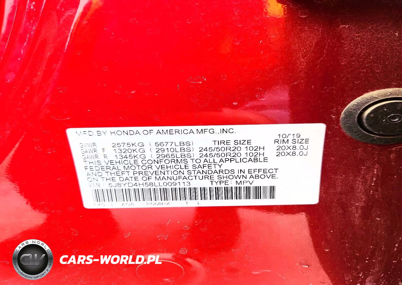 2020 Acura Mdx Technology VIN:5J8YD4H58LL009113 - 13