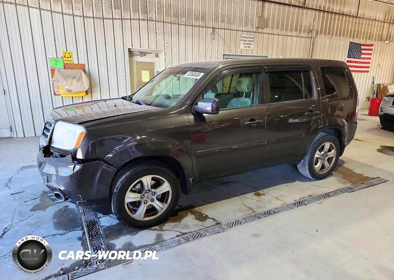 2013 Honda Pilot Ex VIN:5FNYF4H48DB071566 - 1
