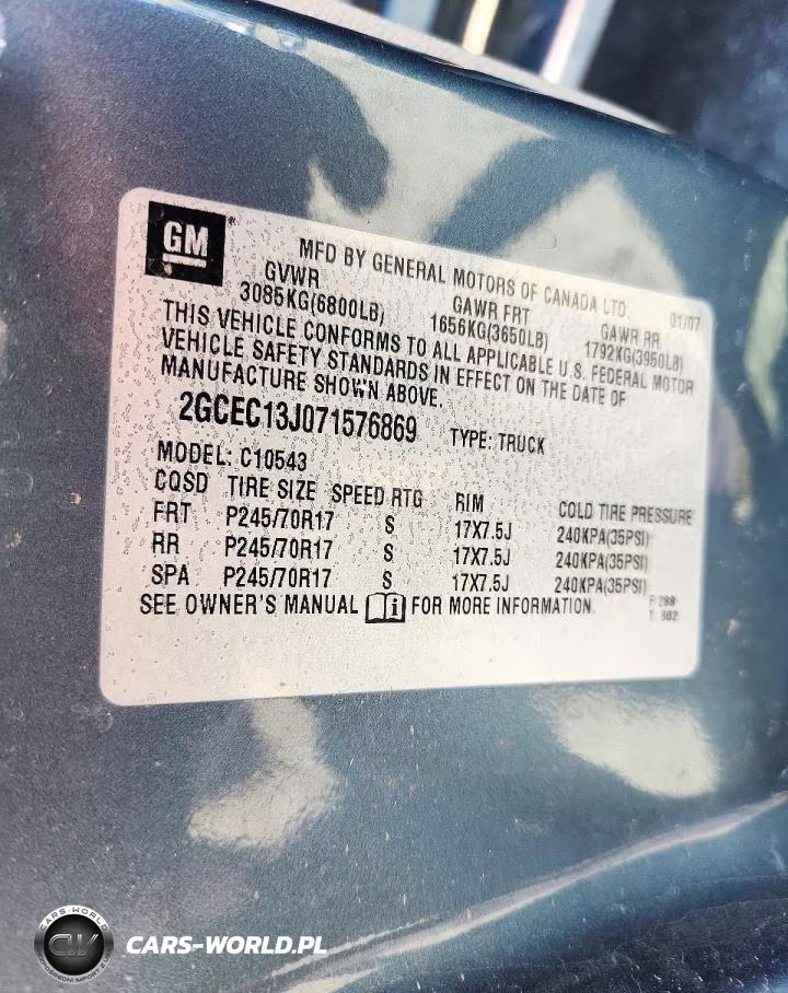 2007 Chevrolet Silverado C1500 Crew Cab VIN:2GCEC13J071576869 - 12