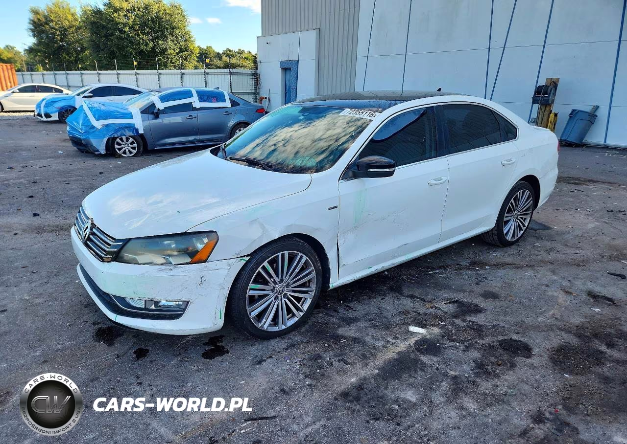 2015 Volkswagen Passat Se VIN:1VWBT7A36FC063383 - 1