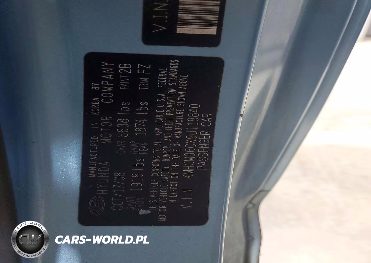 2009 Hyundai Accent Gs VIN:KMHCM36CX9U118840 - 12