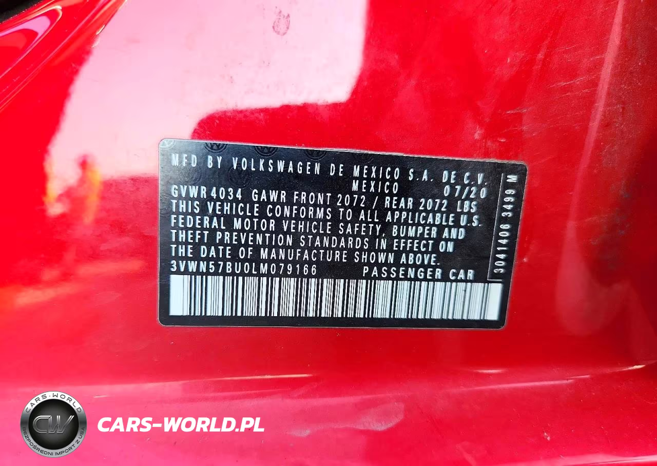 2020 Volkswagen Jetta S VIN:3VWN57BU0LM079166 - 12