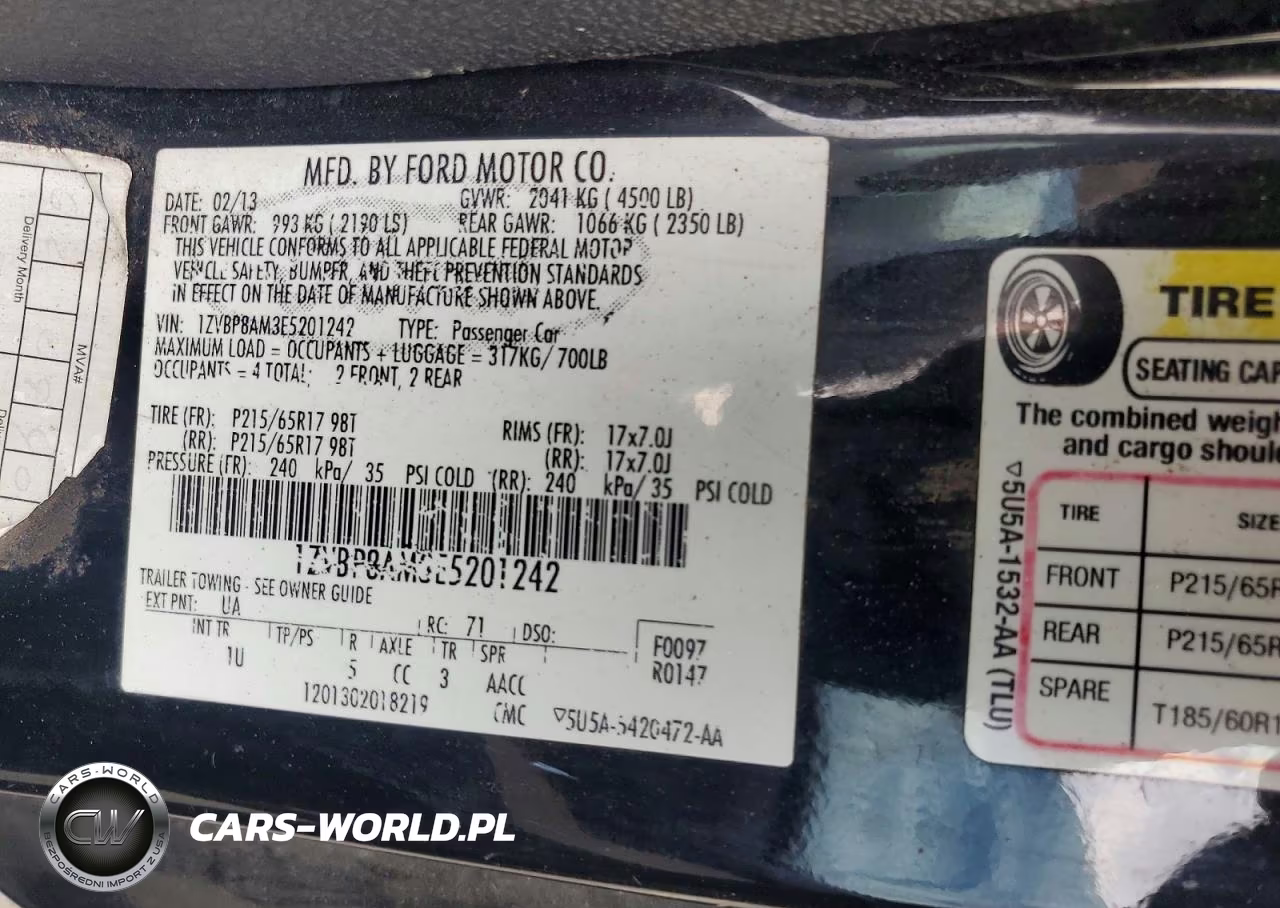2014 Ford Mustang VIN:1ZVBP8AM3E5201242 - 13