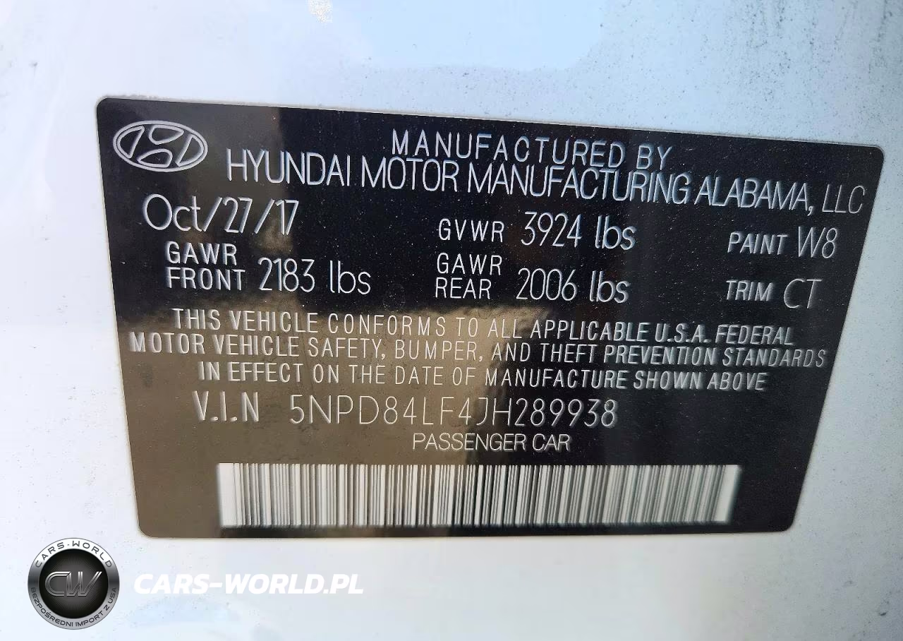 2018 Hyundai Elantra Sel VIN:5NPD84LF4JH289938 - 12