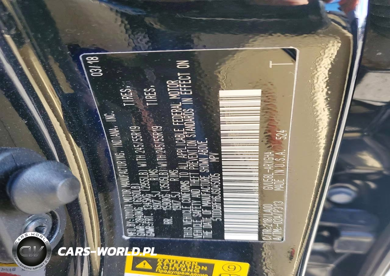 2018 Toyota Highlander Hybrid Limited Platinum VIN:5TDDGRFH6JS045005 - 14