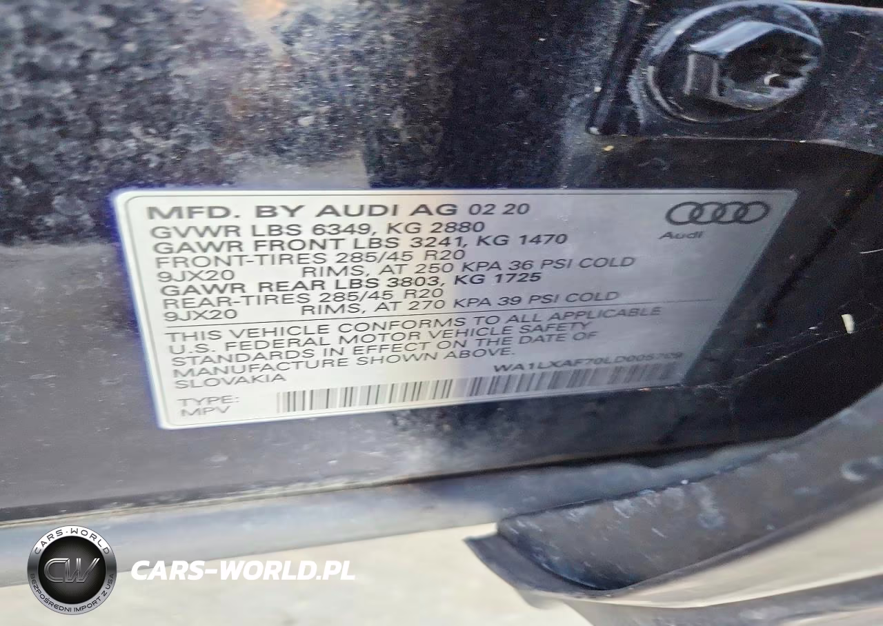2020 Audi Q7 Premium Plus VIN:WA1LXAF70LD005709 - 13