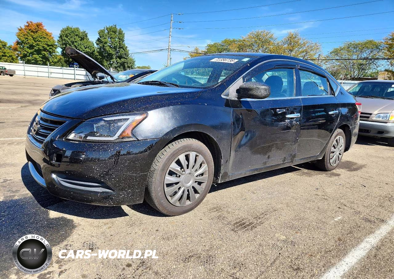 2014 Nissan Sentra Sv VIN:3N1AB7AP6EL668238 - 1