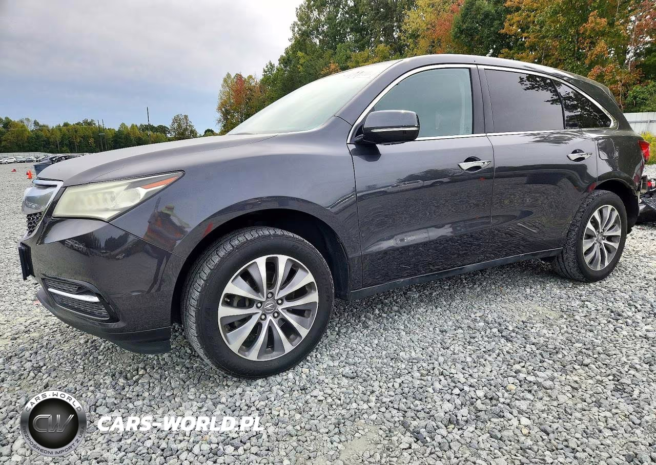 2014 Acura Mdx Technology VIN:5FRYD3H4XEB004029 - 1