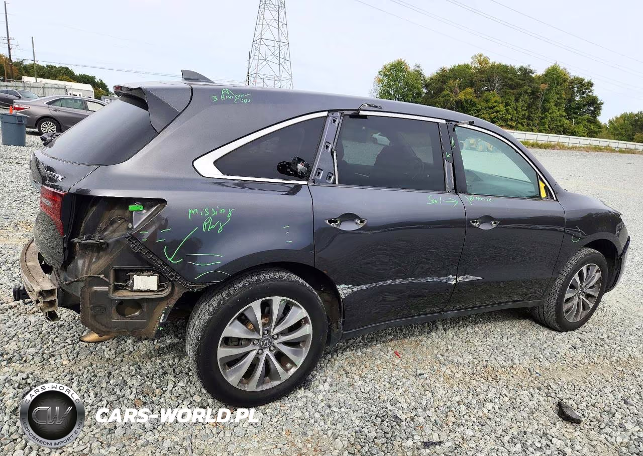 2014 Acura Mdx Technology VIN:5FRYD3H4XEB004029 - 3