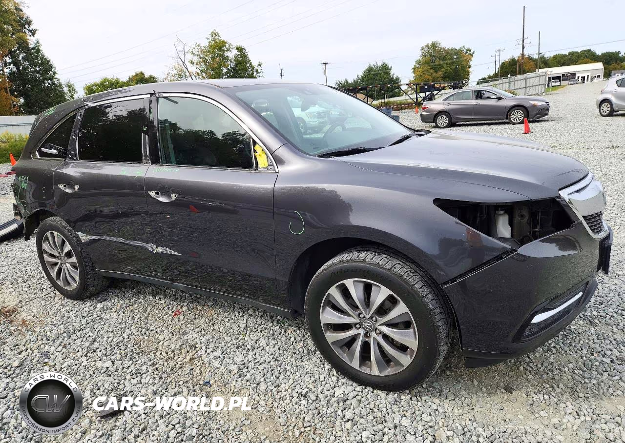 2014 Acura Mdx Technology VIN:5FRYD3H4XEB004029 - 4