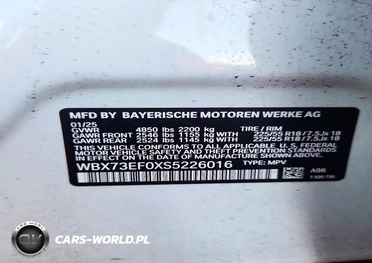 2025 BMW X1 xDrive28I VIN:WBX73EF0XS5226016 - 14