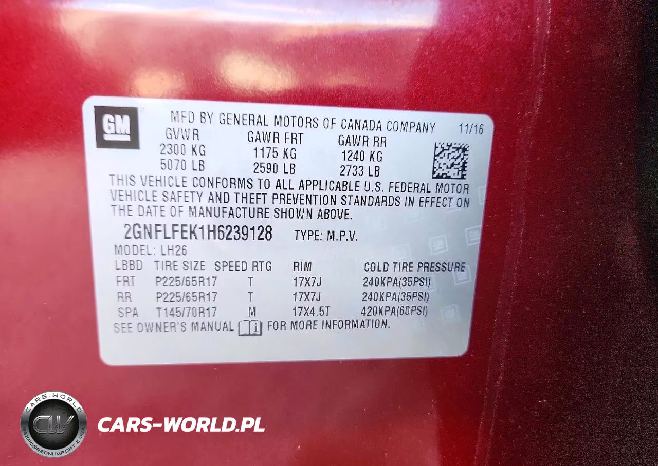 2017 Chevrolet Equinox Lt VIN:2GNFLFEK1H6239128 - 14