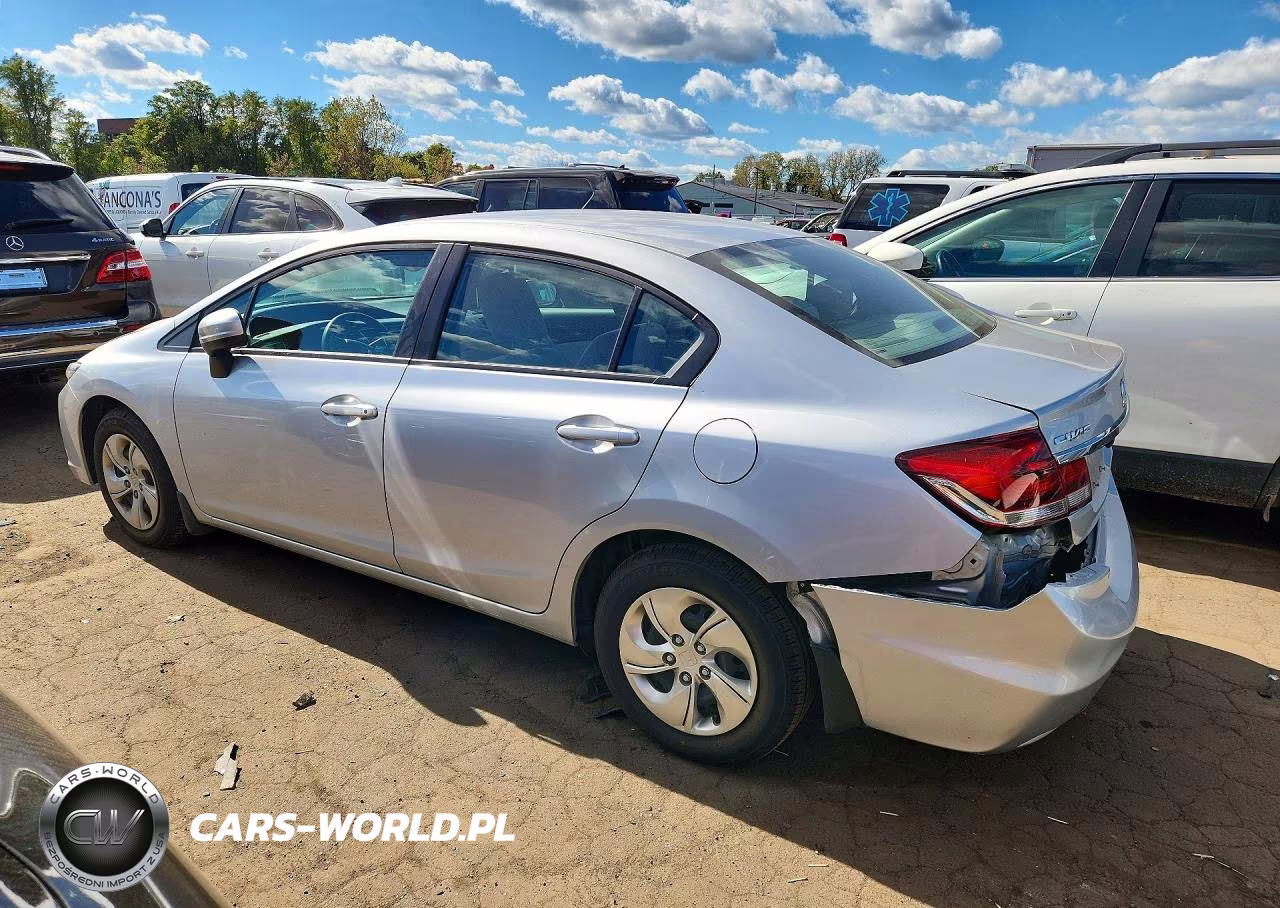 2015 Honda Civic Lx VIN:2HGFB2F52FH508236 - 2