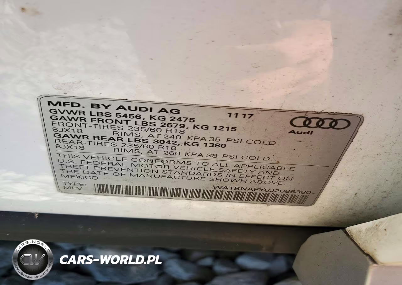 2018 Audi Q5 Premium Plus VIN:WA1BNAFY6J2086380 - 12
