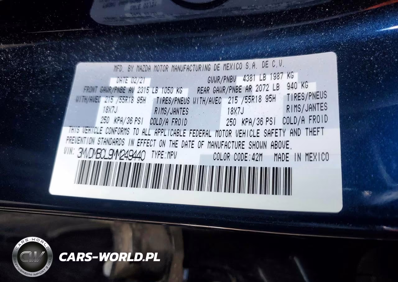 2021 Mazda Cx-30 Preferred VIN:3MVDMBCL9MM249440 - 12