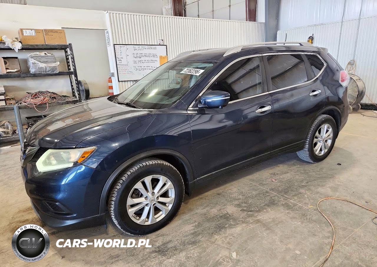 2015 Nissan Rogue Sv VIN:KNMAT2MV6FP539784 - 1
