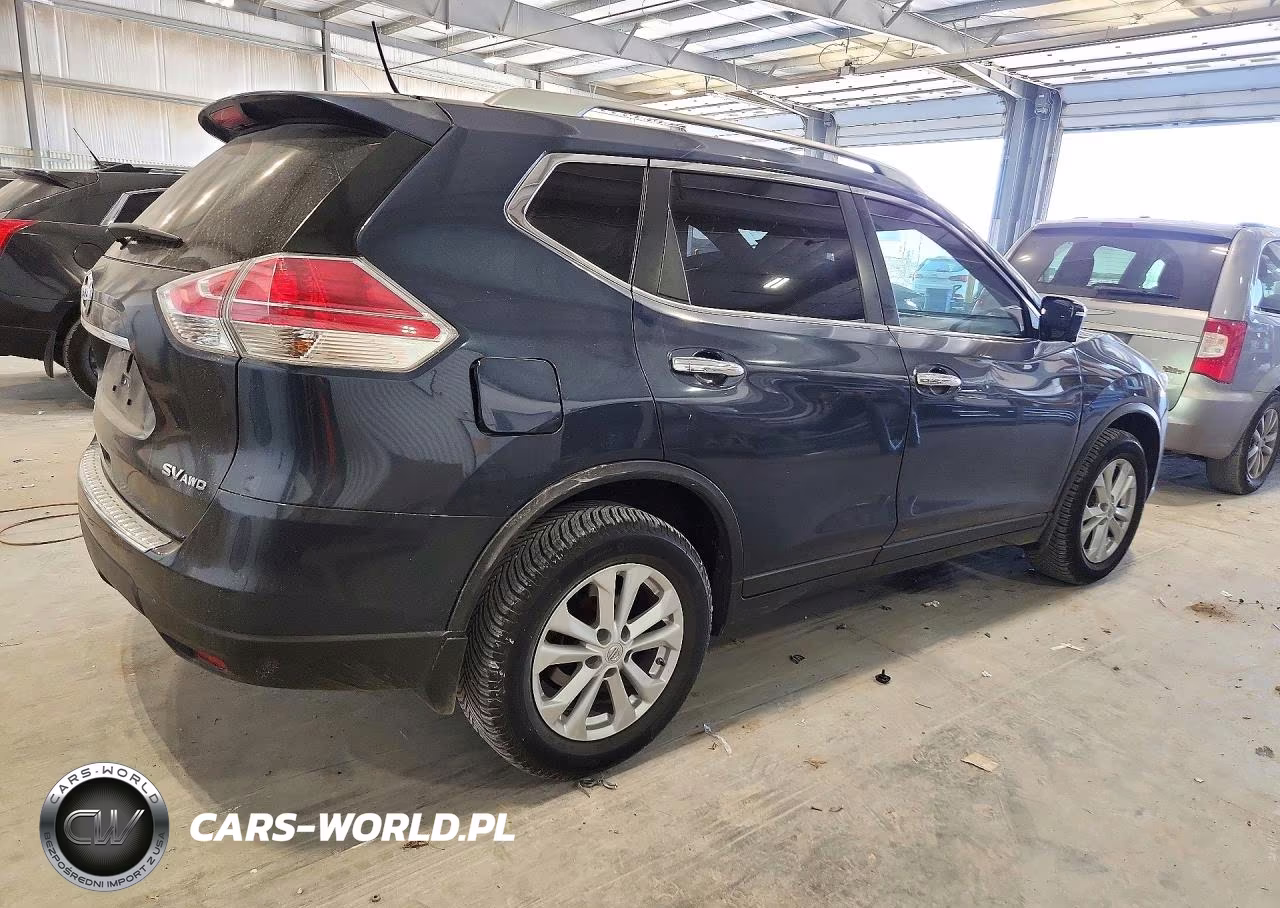 2015 Nissan Rogue Sv VIN:KNMAT2MV6FP539784 - 3