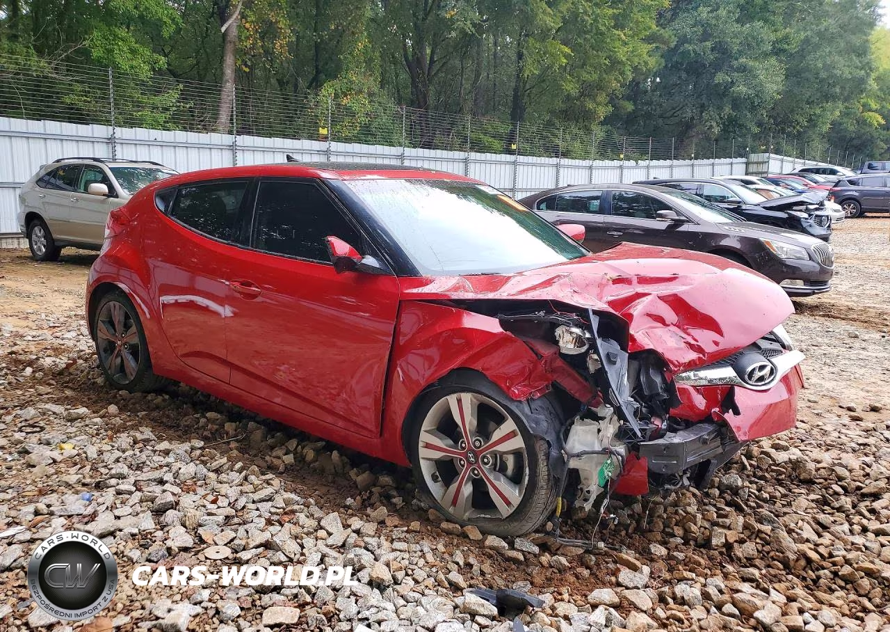 2017 Hyundai Veloster Value Edition VIN:KMHTC6ADXHU316207 - 4