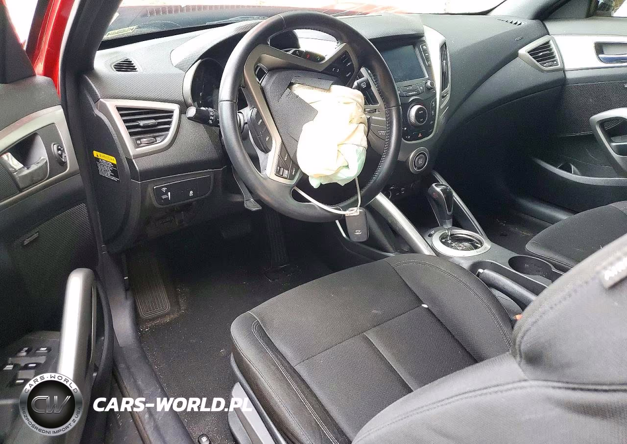 2017 Hyundai Veloster Value Edition VIN:KMHTC6ADXHU316207 - 8
