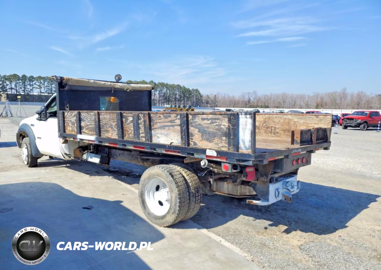 2006 Ford F450 Super Duty Flatbed Truck VIN:1FDXF47P46EB27879 - 2