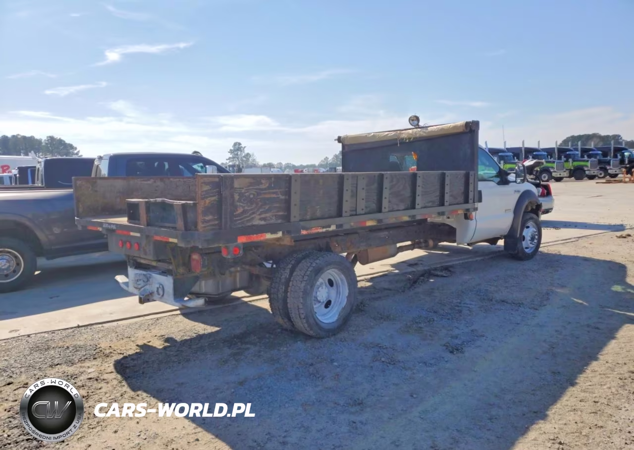 2006 Ford F450 Super Duty Flatbed Truck VIN:1FDXF47P46EB27879 - 3