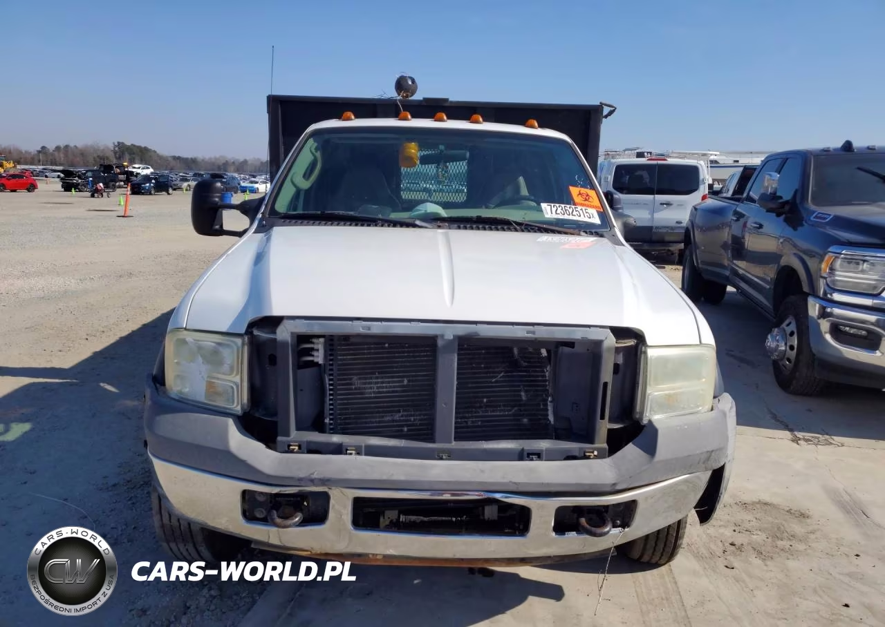 2006 Ford F450 Super Duty Flatbed Truck VIN:1FDXF47P46EB27879 - 5