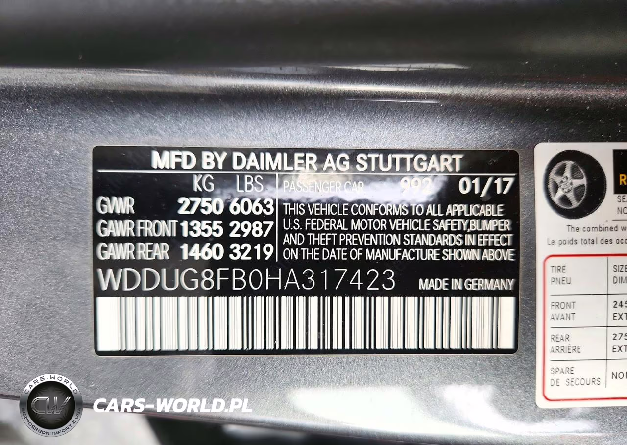 2017 Mercedes-Benz S 550 4Matic VIN:WDDUG8FB0HA317423 - 13