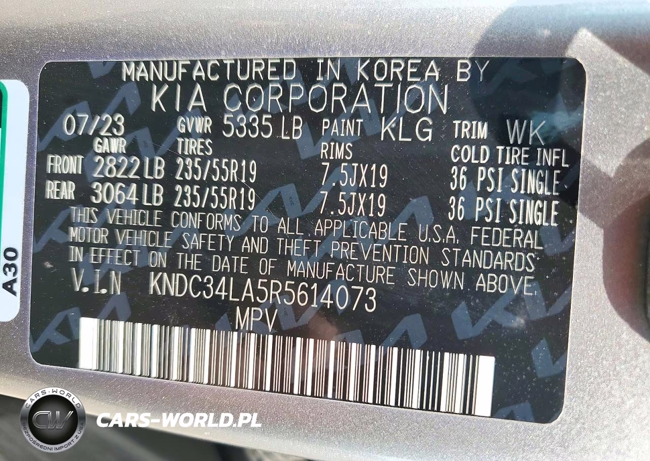2024 Kia Ev6 Wind VIN:KNDC34LA5R5614073 - 12