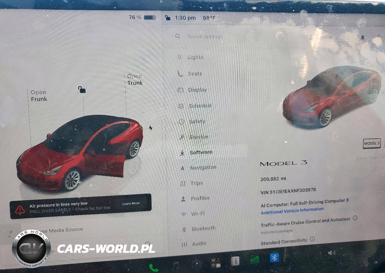 2022 Tesla Model 3 VIN:5YJ3E1EAXNF303978 - 9