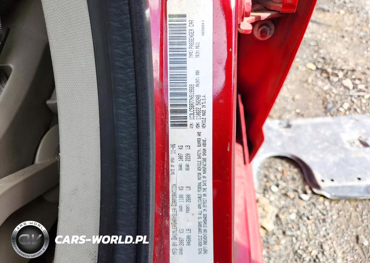 2007 Chrysler Sebring Touring VIN:1C3LC56R77N519569 - 12