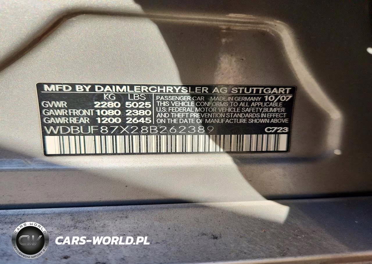 2008 Mercedes-Benz E 350 4Matic VIN:WDBUF87X28B262389 - 12