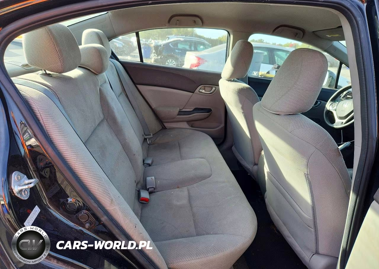 2012 Honda Civic Lx VIN:2HGFB2F51CH306046 - 10