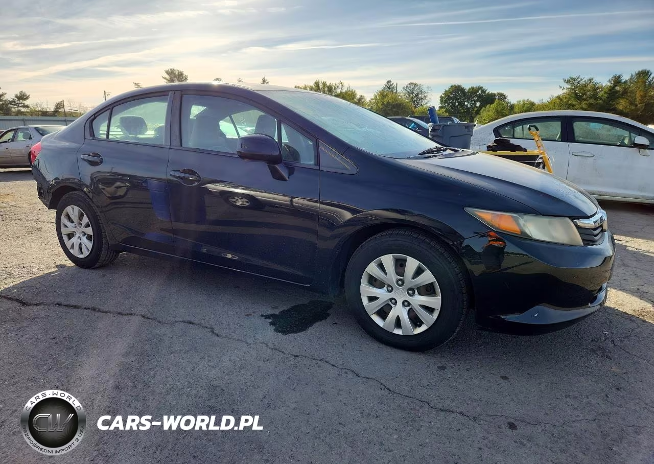 2012 Honda Civic Lx VIN:2HGFB2F51CH306046 - 4