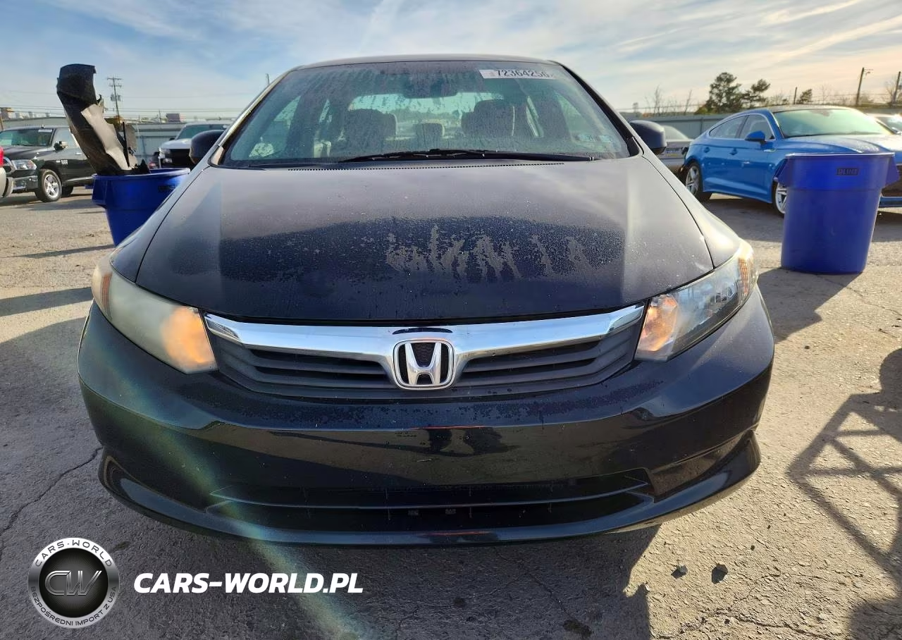 2012 Honda Civic Lx VIN:2HGFB2F51CH306046 - 5