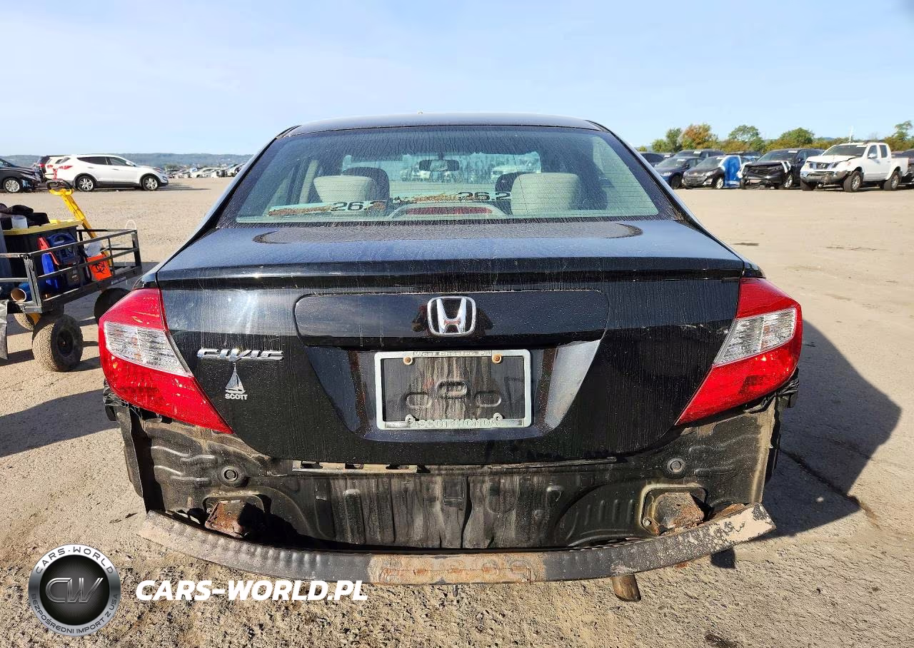 2012 Honda Civic Lx VIN:2HGFB2F51CH306046 - 6
