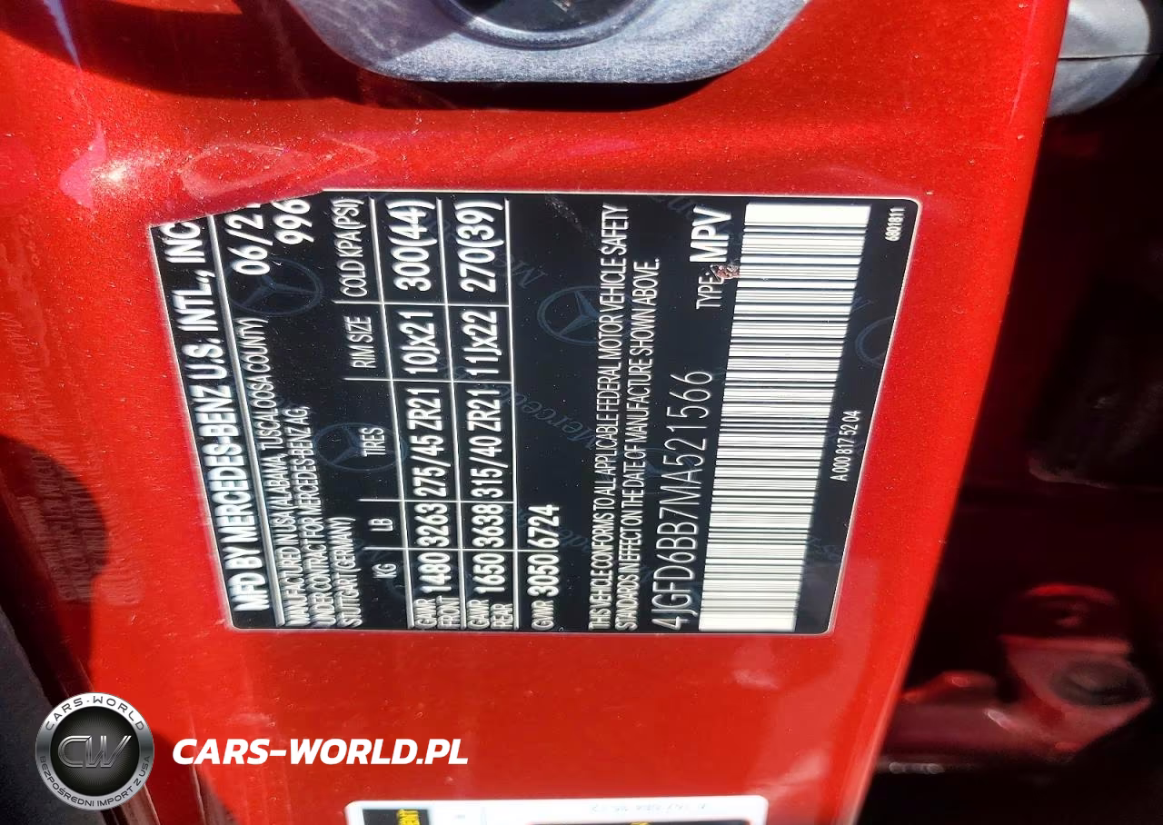2021 Mercedes-Benz Gle Coupe Amg 53 4Matic VIN:4JGFD6BB7MA521566 - 12