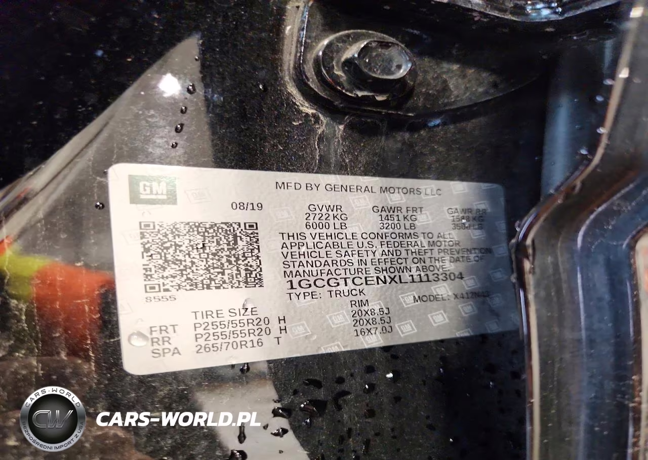2020 Chevrolet Colorado Lt VIN:1GCGTCENXL1113304 - 12