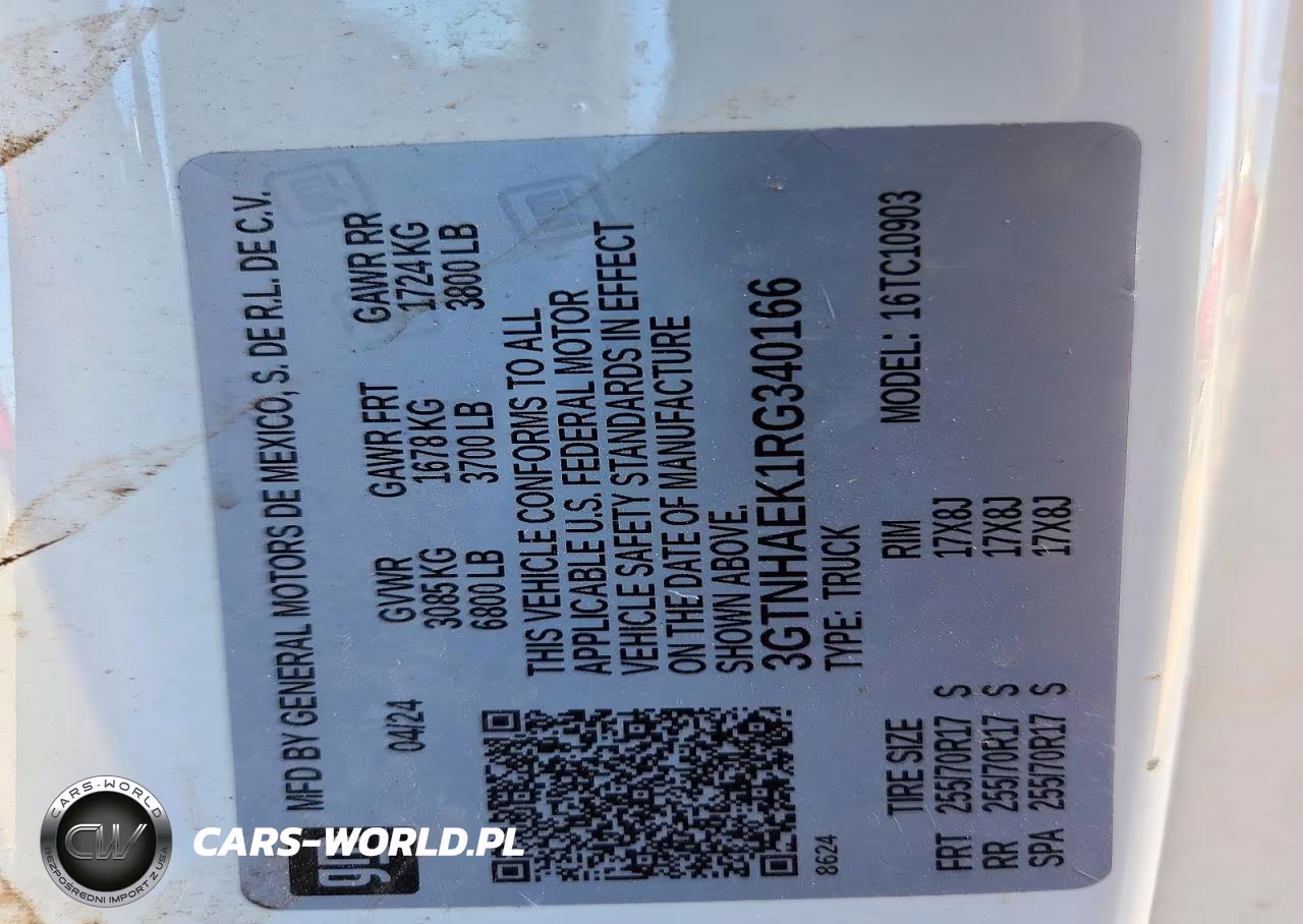 2024 GMC Sierra C1500 VIN:3GTNHAEK1RG340166 - 12