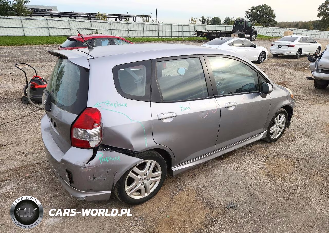 2007 Honda Fit S VIN:JHMGD38617S012698 - 3