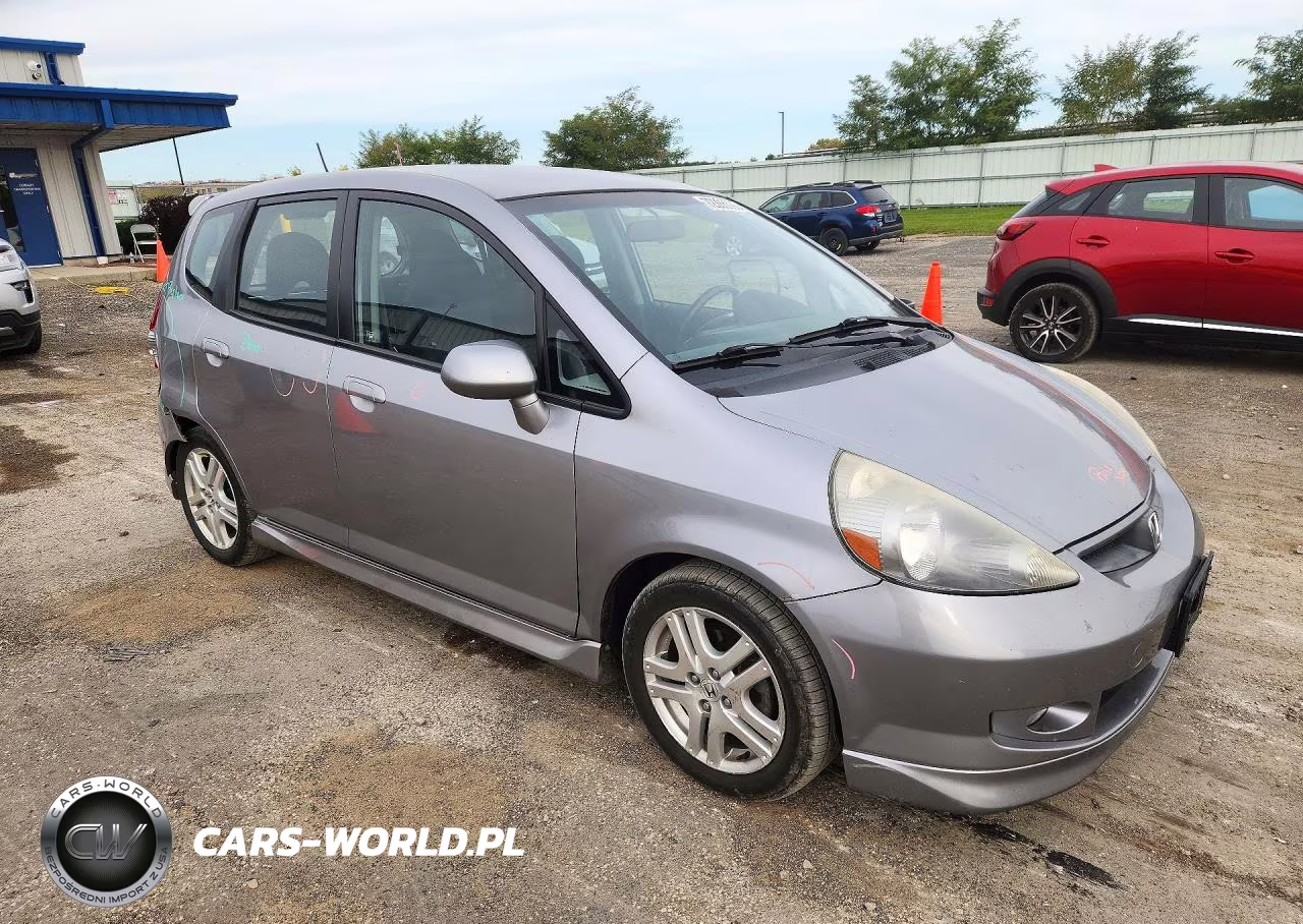 2007 Honda Fit S VIN:JHMGD38617S012698 - 4
